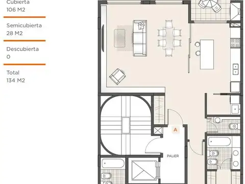 Julian Alvarez 725 6° A - 4 amb con parrilla