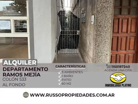 Departamento tipo PH en Alquiler - Ramos Mejia