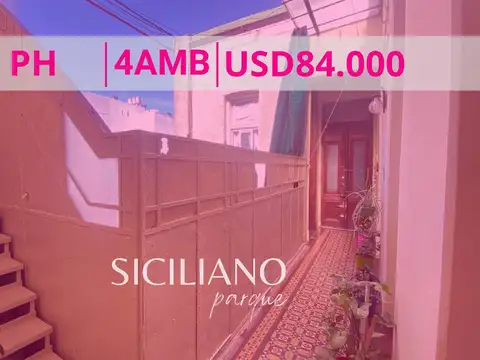 PH - Balvanera - 4 amb. c/dep. - 91m²