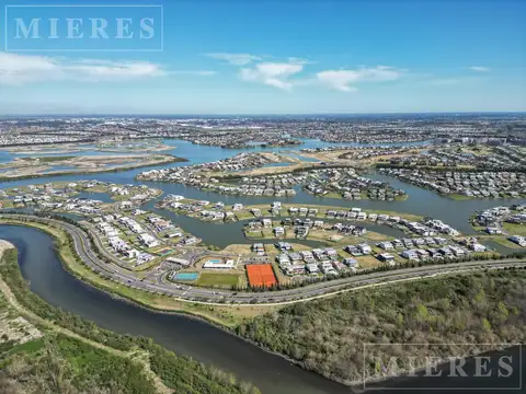 Lote al agua en venta con financiación en el Barrio Virazón, Nordelta.