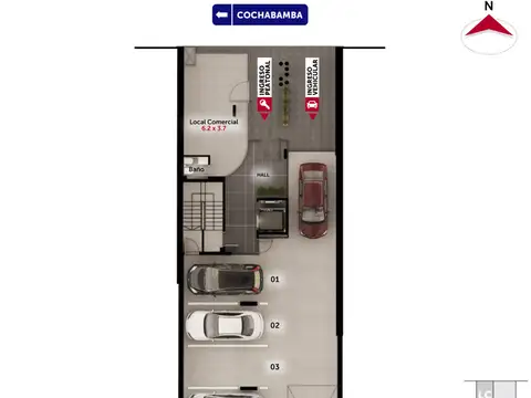 Departamento en Venta en Abasto, USD 67.754