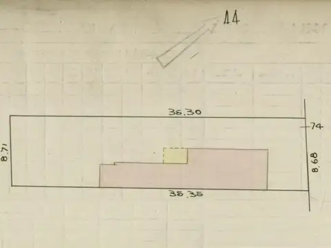 Terreno en Venta 8  mts Frente