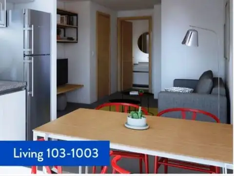 Departamento 2 ambientes con 1 baño