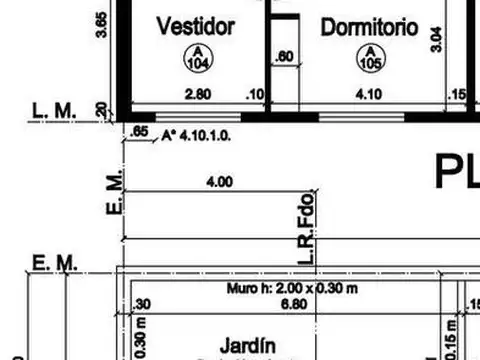 Casa 4 ambientes con 1 baño