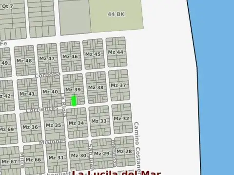 Terreno en Venta 32  mts Fondo