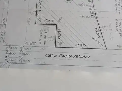 Terreno en Venta de 1264,0 m2