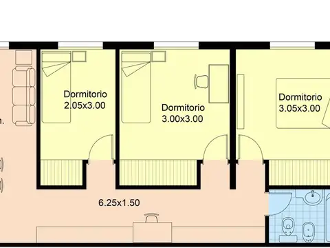 14 DE JULIO Y AV. ALMIRANTE BROWN 5°