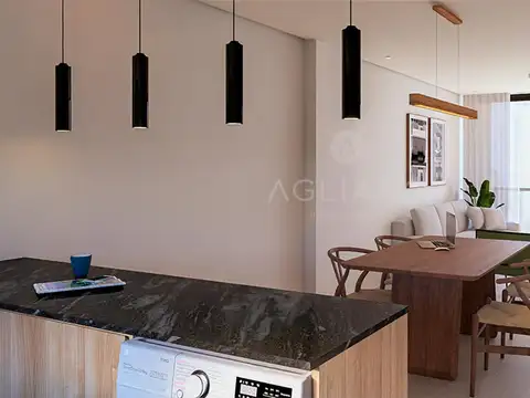 Departamento 2 ambientes con 1 baño