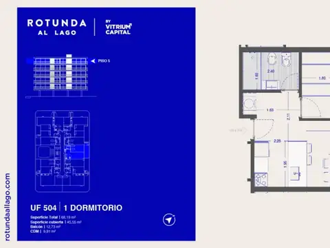 Rotunda al Lago 1 dorm Diciembre 2027