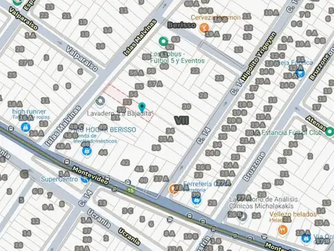 Terreno en Venta 55  mts Fondo