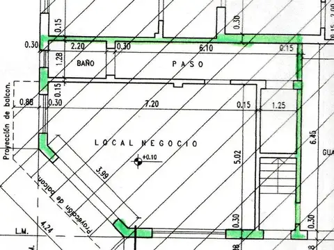 Con renta - Local en esquina 48 m2