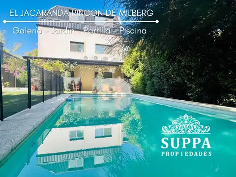 Herosa y muy funcional casa 5 Dormitorios en el Barrio El Jacaranda - Rincon de Milberg