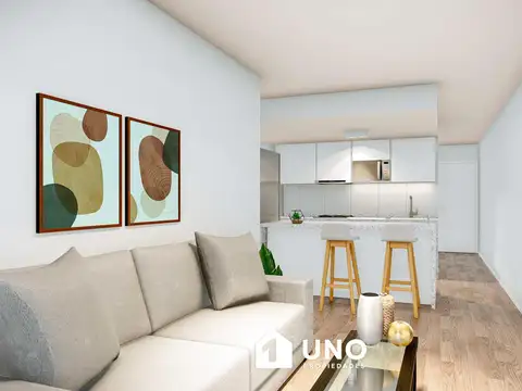 Departamento Monoambiente con 1 baño