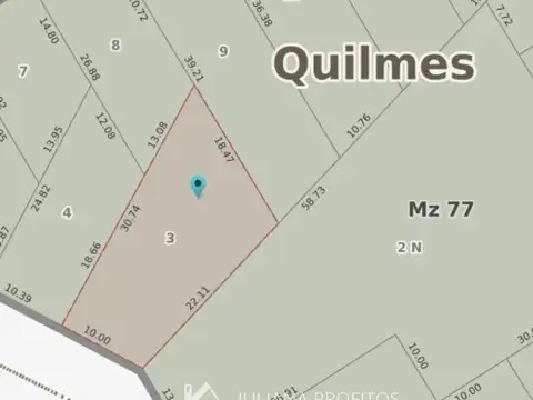 Terreno en Venta en Bernal, USD 190.000