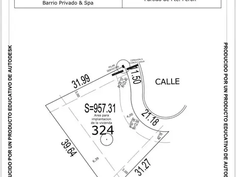 LOTE EN VENTA ETAPA 1 LA ALAMEDA CANNING