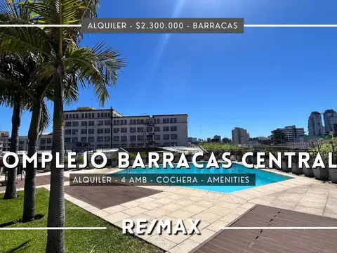 ALQUILER 4 AMB COCHERA AMENITIES BARRACAS CENTRAL