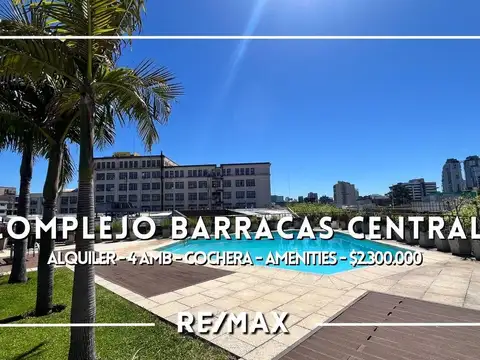 ALQUILER 4 AMB COCHERA AMENITIES BARRACAS CENTRAL