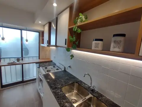 Departamento 2 ambientes con 1 baño