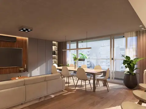 Departamento 4 ambientes con 2 baños