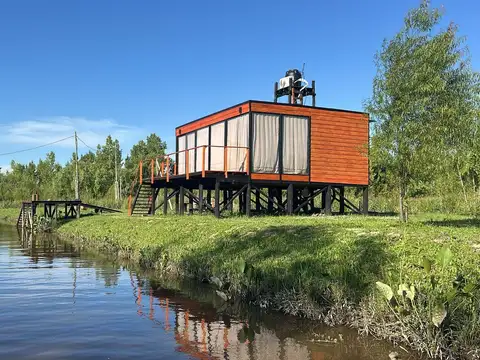 Casa en venta delta tigre guayraca lote con doble costa playa húmeda muelle deck amoblada turismo