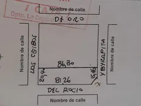 VENTA TERRENO C/CONSTRUCCION RINCON A 100m RUTA1