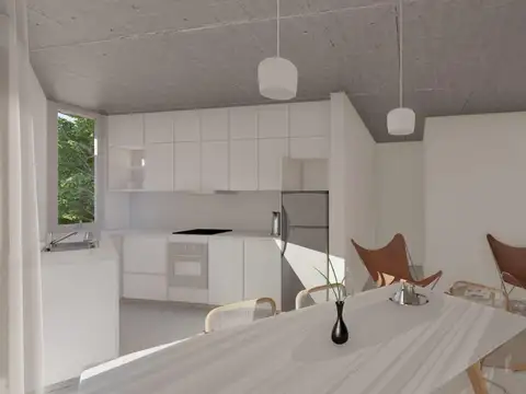 Departamento Monoambiente con 1 baño