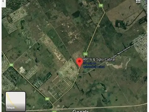 Ruta 16 y Sargento Cabral