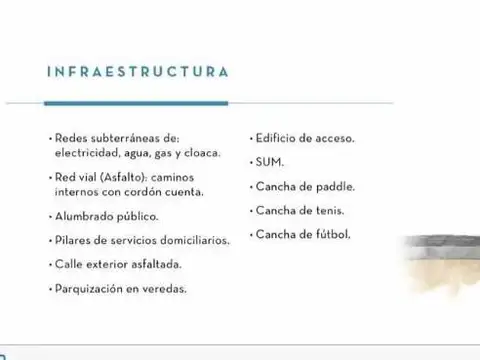 Terreno en Venta en Countries y Barrios Cerrados en Presidente Derqui, USD 37.000