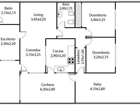 Casa en Venta de 3 dormitorios