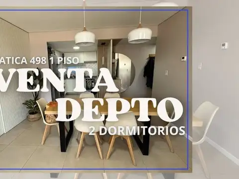 VENTA DEPTO 2 DORMITORIOS EN GATICA 498