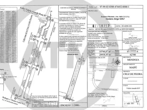 Terreno en Venta en Cruz de Piedra, USD 6.000