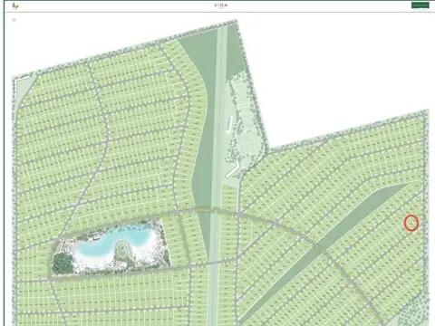 Terreno en  venta en Vida Lagoon frente SUR