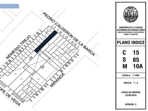 Terreno en Venta en Versalles, USD 340.000