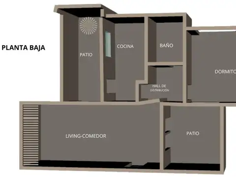 Depto Tipo Casa en Venta de 3 ambientes