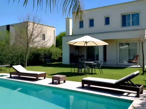 Venta o Permuta x depto 3 amb en Pilar Muy Linda Casa en Santa Guadalupe Pilar del Este