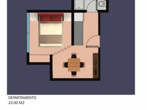 Departamento en Venta de Monoambiente