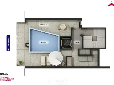 Departamento 2 ambientes con 1 baño