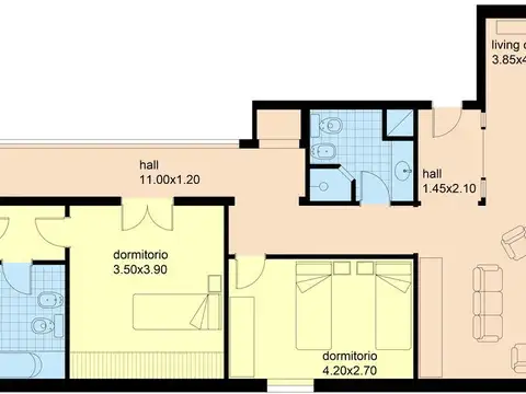 Departamento en Venta de 4 ambientes