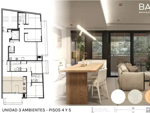 Venta Departamento 3 ambientes con Parrilla y balcón aterrazado Monte Castro CABA