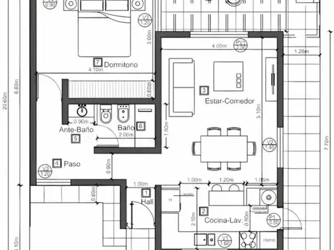 VENTA CASA de 3 DORMITORIO LLAVE EN MANO