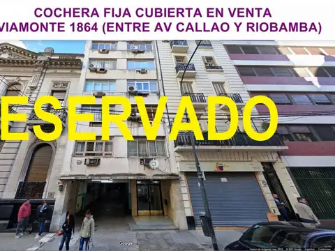 Venta de Cochera en Centro, Capital Federal