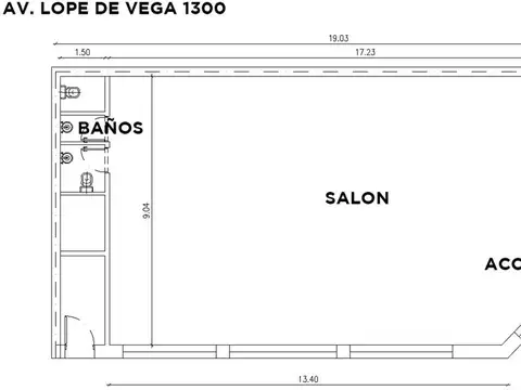 AV. LOPE DE VEGA 1300