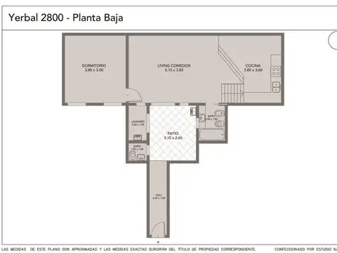 Depto Tipo Casa en Venta de 3 ambientes