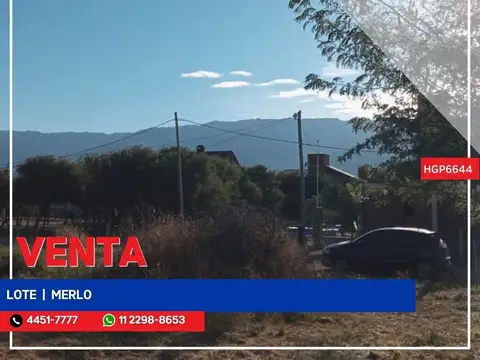 Lote - Venta - Argentina, Merlo