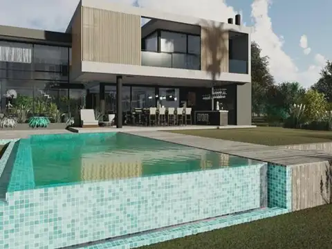 Casa en venta a estrenar sobre laguna en Pilará- La Calesa- Pilar