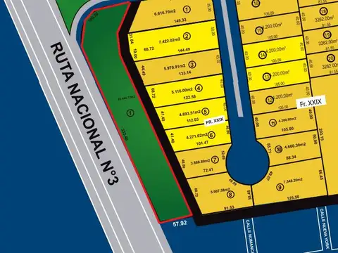 Fracción Industrial 22.444 m² - Sobre colectora - Parque Industrial La Matanza - Virrey Del Pino