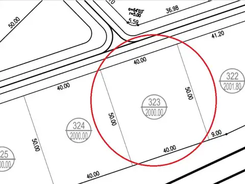 Lote terreno 323 en venta. Barrio Santa Inés. Comarcas de Luján.