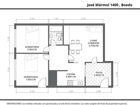 Depto Tipo Casa en Venta de 3 ambientes