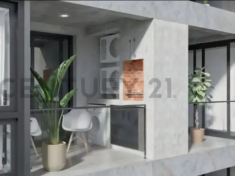 Departamento 2 ambientes con 1 baño