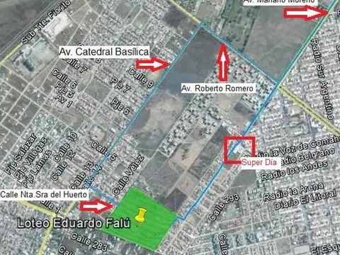 Terreno en Venta en Zona Centro, USD 27.000